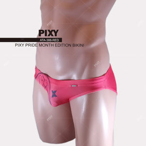 PIXY  PRIDE MONTH EDITION BIKINI- RAINBOW SWIMWEAR-RED