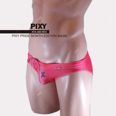 PIXY  PRIDE MONTH EDITION BIKINI- RAINBOW SWIMWEAR-RED