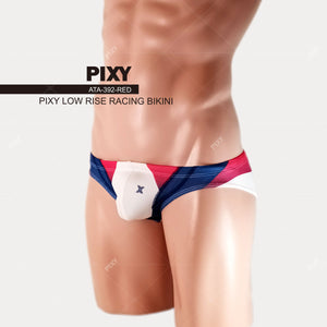 PIXY LOW-RISE RACING BIKINI SWIMWEAR