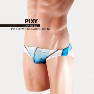 PIXY LOW-RISE RACING BIKINI SWIMWEAR