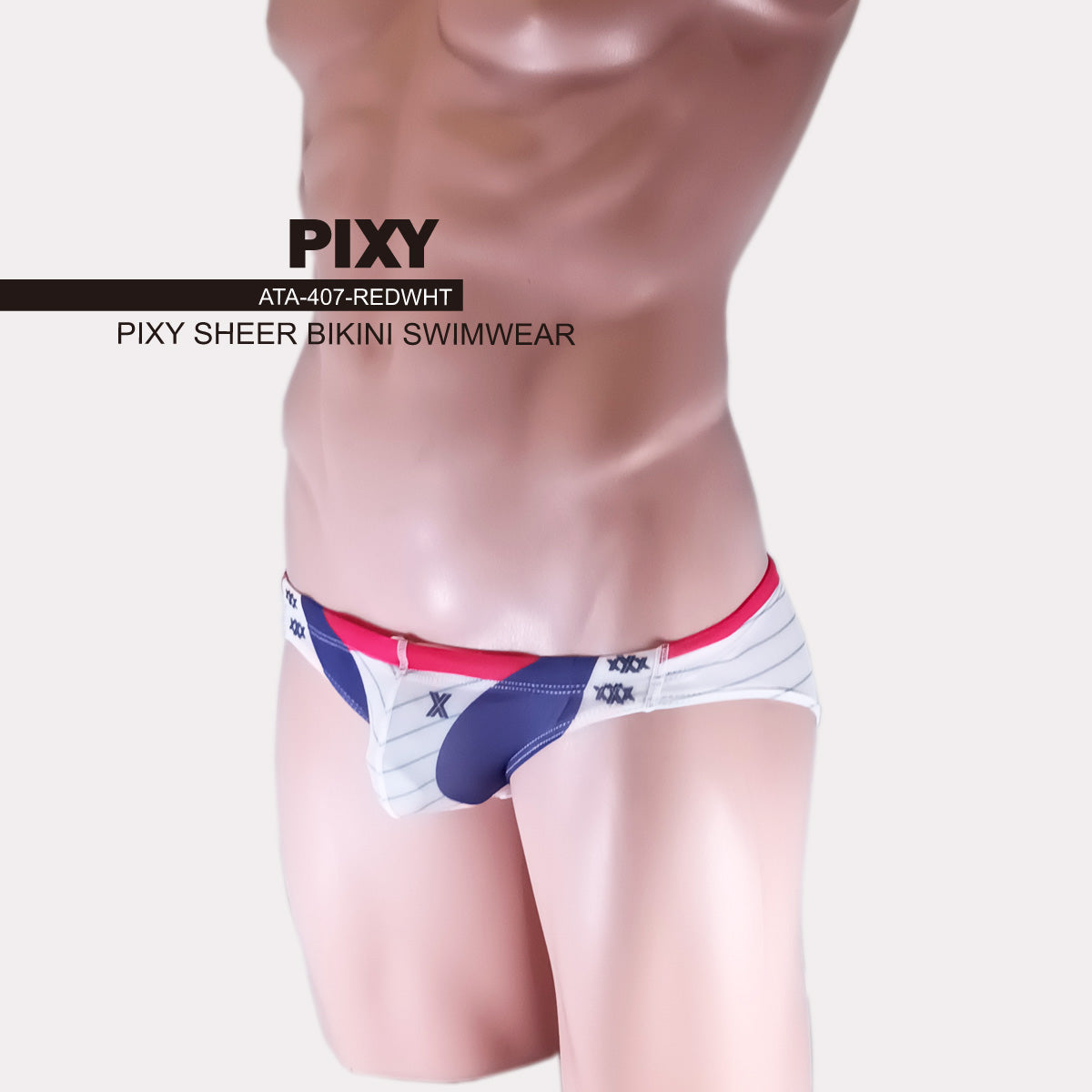 PIXY LOW RISE SHEER POUCH BIKINI-SUMMER