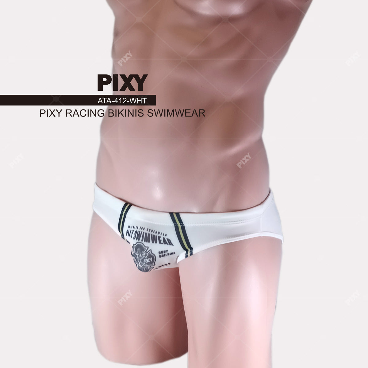PIXY LOW RISE RACING BIKINI-COLLEGE