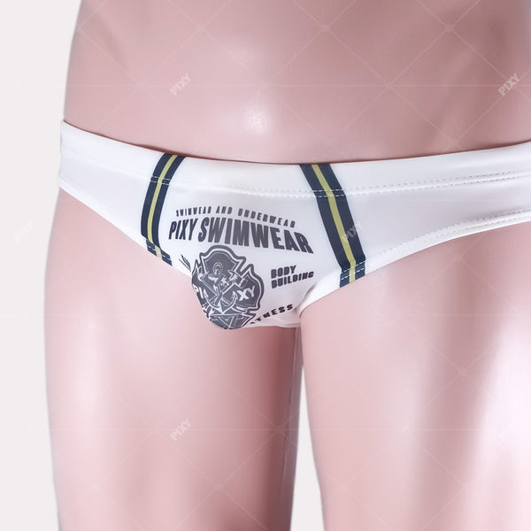 PIXY LOW RISE RACING BIKINI-COLLEGE