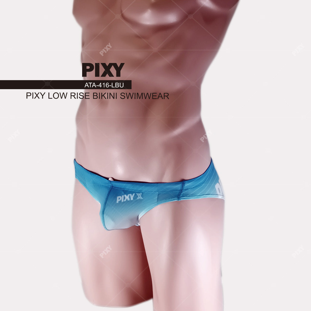 PIXY LOW RISE SHEER POUCH BIKINI-SUMMER