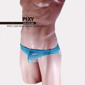 PIXY LOW RISE SHEER POUCH BIKINI-SUMMER