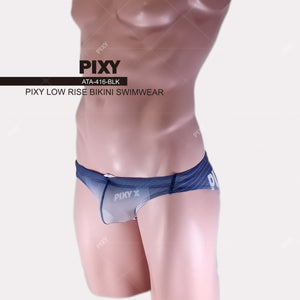 PIXY LOW RISE SHEER POUCH BIKINI-SUMMER