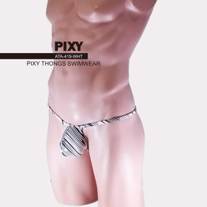 PIXY U-RING LEFT FORWARD T BACK- UNLINED SWIMWEAR-Mono