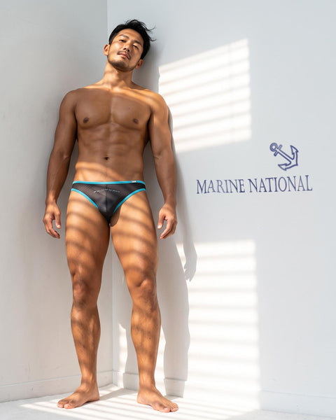 PIXY LOW RISE BIKINI UNDERWEAR- MARINE NATION