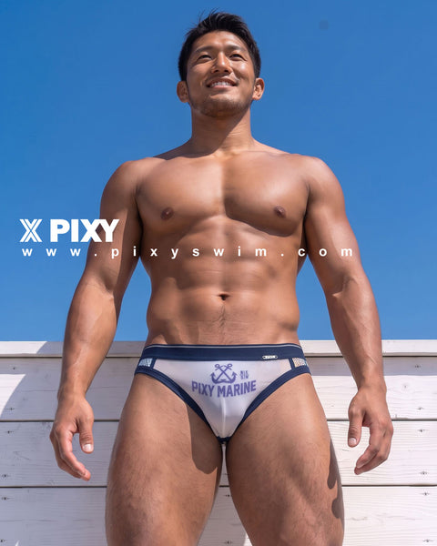 PIXY LOW RISE BIKINI UNDERWEAR- MARINE NATION