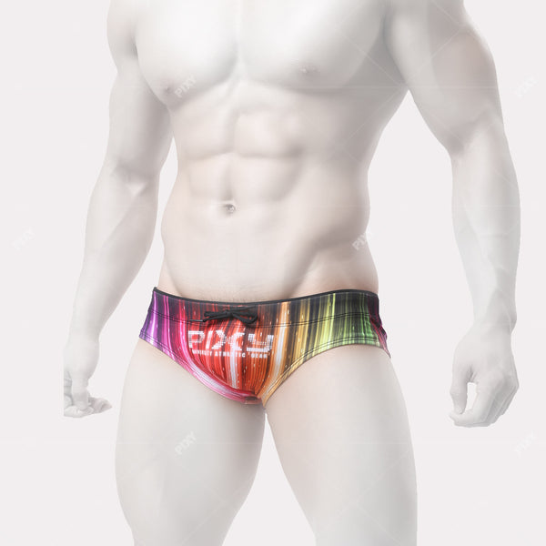 PIXY LOW RISE RACING BRIEFS-STAR DREAM