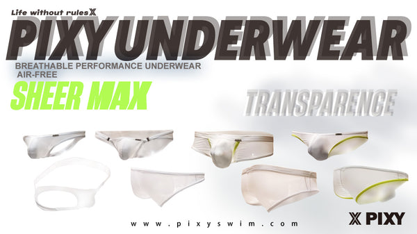 PIXY POUCH BIKINIS UNDERWEAR- SHEER MAX