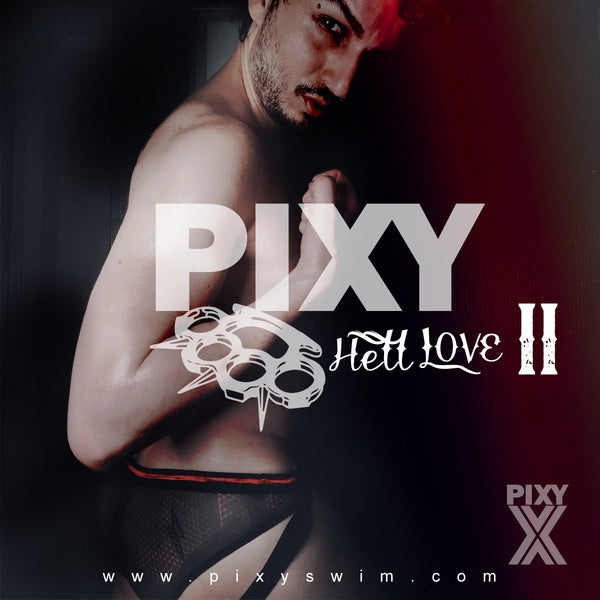 PIXY  MESH 2-IN-1 BIKINI UNDERWEAR- HELL LOVE 2