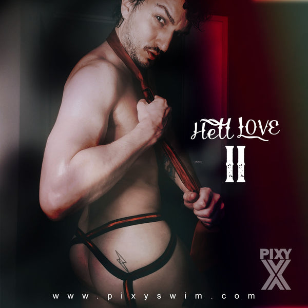 PIXY MESH X-JOCK STRAP UNDERWEAR  - HELL LOVE 2