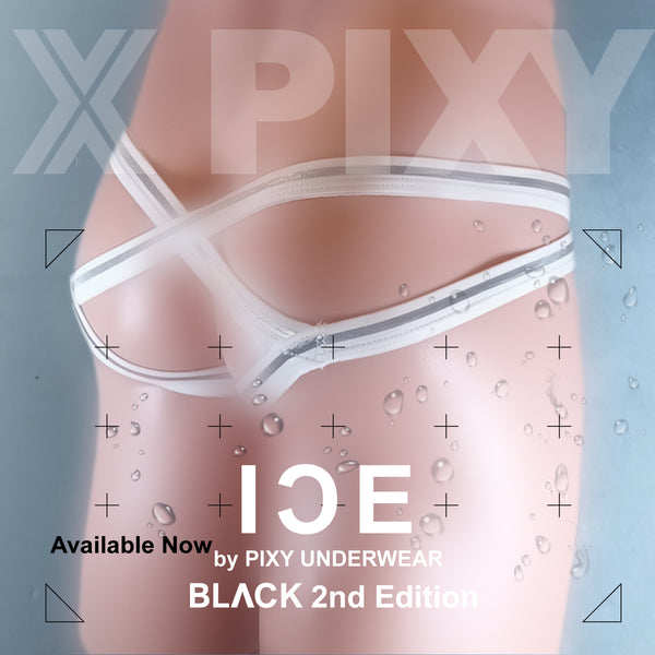 PIXY BASIC X-JOCK STRAP UNDERWEAR  - ICE