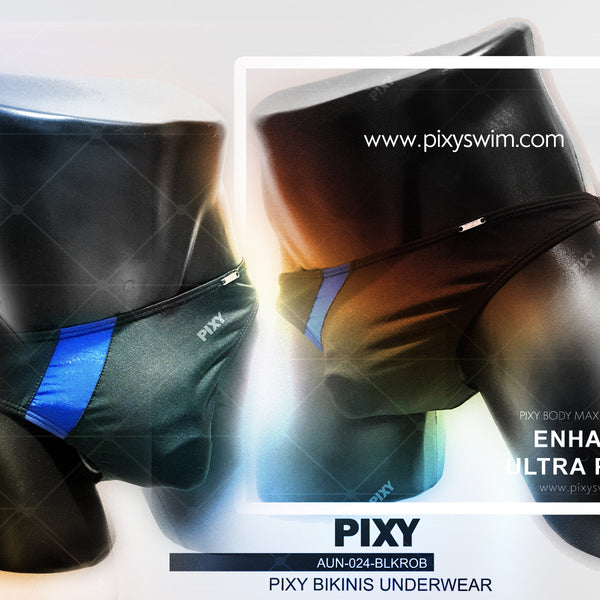 PIXY UNDERWEAR MEGA PACK OF 6- BLACK & BLUE