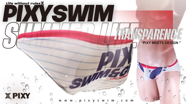 PIXY LOW RISE SHEER POUCH BIKINI-SUMMER
