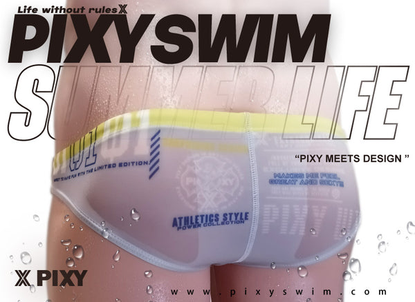PIXY LOW RISE SHEER POUCH BIKINI-SUMMER