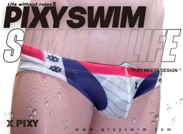 PIXY LOW RISE SHEER POUCH BIKINI-SUMMER