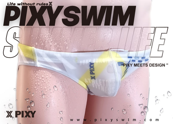 PIXY LOW RISE SHEER POUCH BIKINI-SUMMER