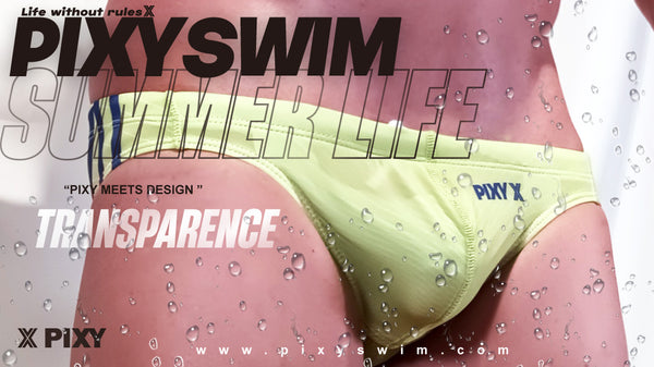 PIXY LOW RISE SHEER POUCH BIKINI-SUMMER