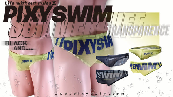 PIXY LOW RISE SHEER POUCH BIKINI-SUMMER