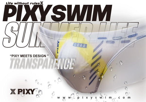 PIXY LOW RISE SHEER POUCH BIKINI-SUMMER