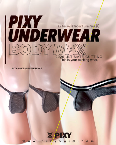 PIXY LOW RISE THONGS UNDERWEAR- BODY MAX
