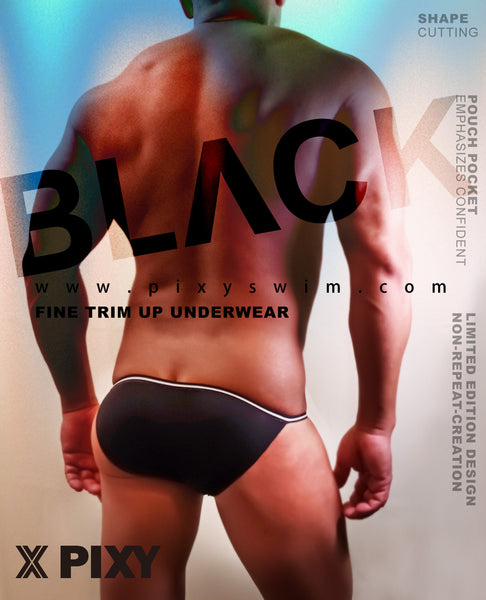 PIXY TANGAS UNDERWEAR- BLACK