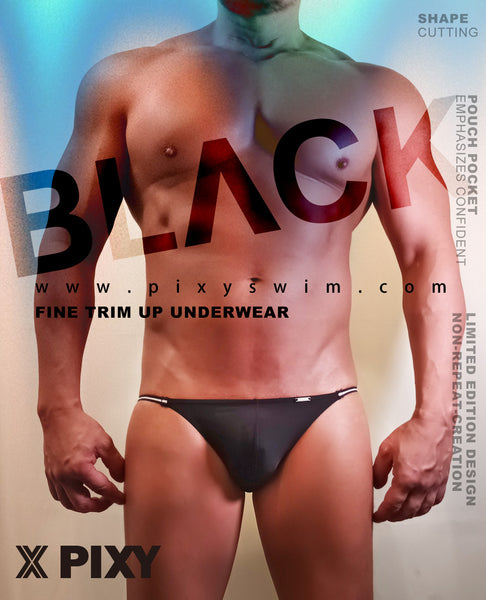 PIXY TANGAS UNDERWEAR- BLACK