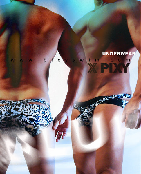 PIXY BULGE POUCH UNDERWEAR-BLUE