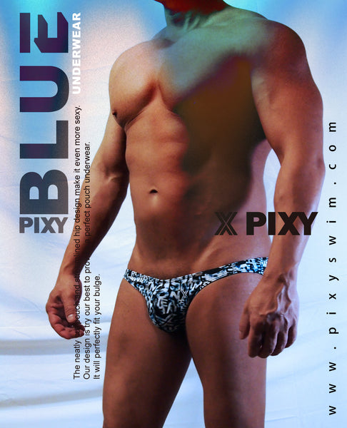 PIXY  LIFT AWAY  BIKINI UNDERWEAR-BLUE