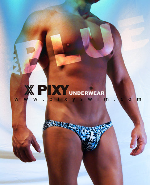 PIXY BULGE POUCH UNDERWEAR-BLUE