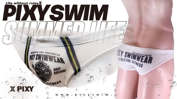PIXY LOW RISE RACING BIKINI-COLLEGE