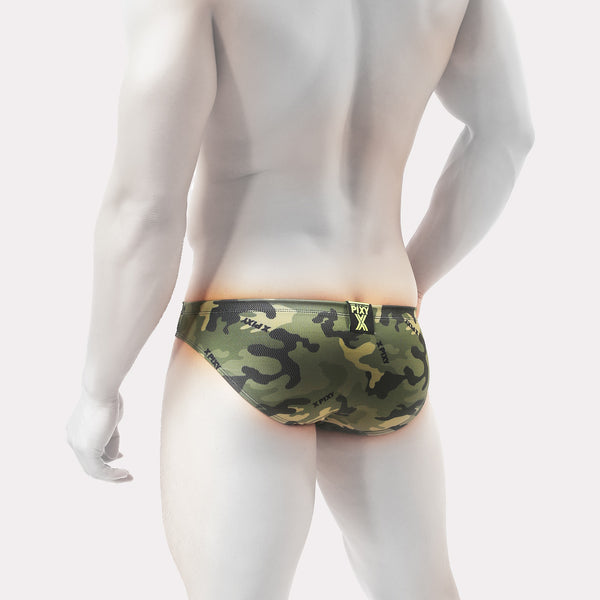 PIXY CAMOUFLAGE SWIM BRIEFS