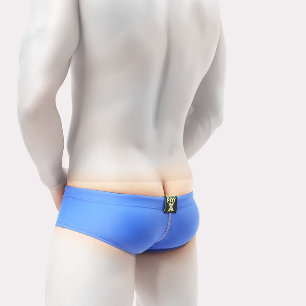 PIXY DEEP CUT SWIM BRIEFS-SKY BLUE