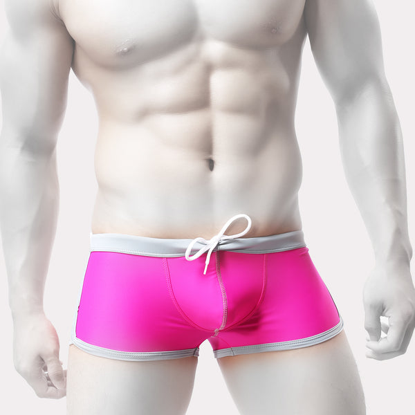 PIXY POUCH SWIM TRUNKS ⁠- PINK