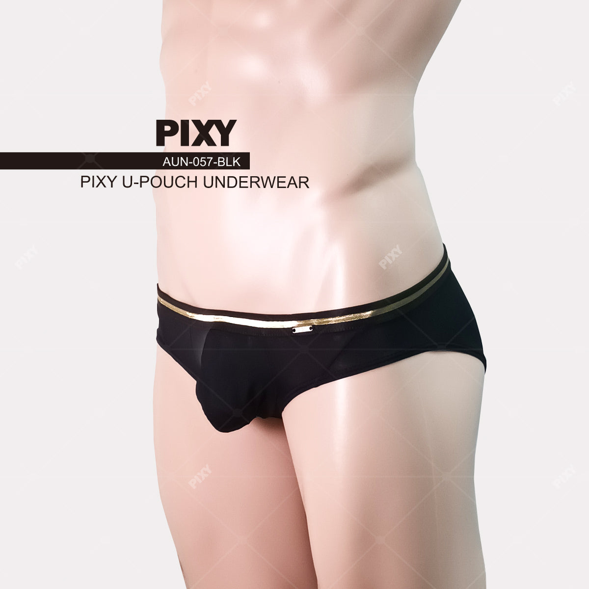 PIXY  BASIC U-POUCH BIKINI UNDERWEAR- GUILTY