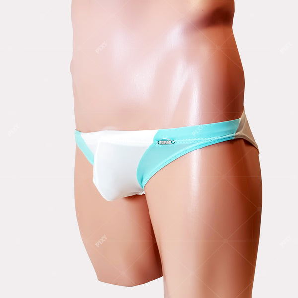 PIXY U-LIFT RACING BIKINI-UNDERWEAR- SEMI SEE-THROUGH BACK YOKE