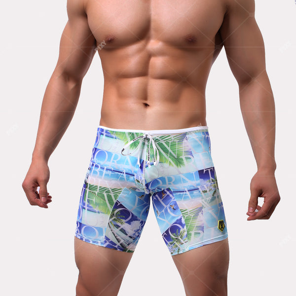 PIXY EC-FREE GYM GEAR SWIM JAMMERS-TROPICAL