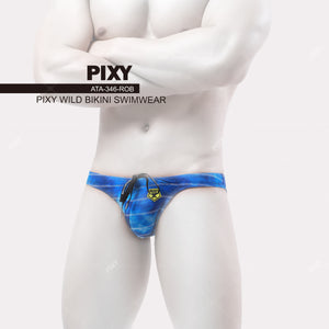 PIXY POUCH MAX WILD BIKINI-DENIM LOVE