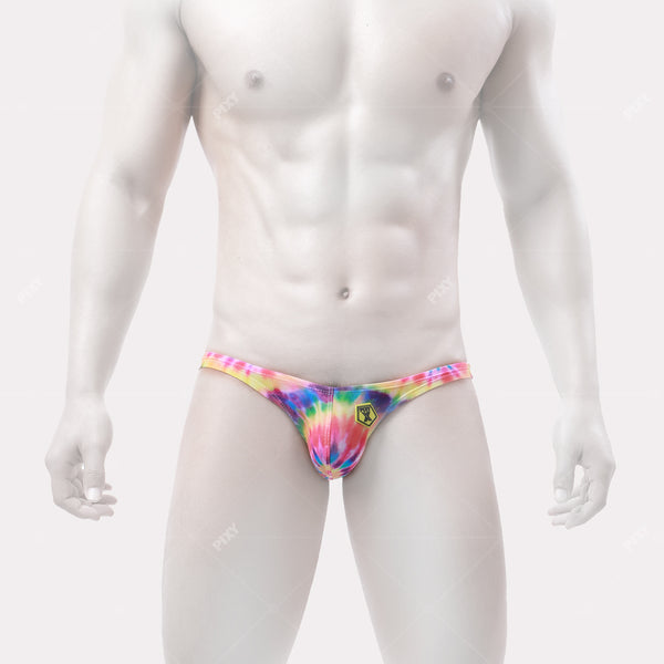 POWER V-JOCKSTRAP- RAINBOW TIE DYE UNDERWEAR