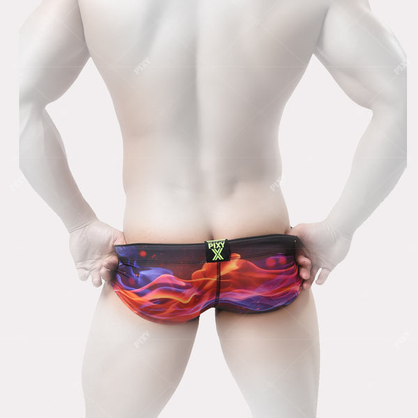 PIXY LOW RISE RACING BRIEFS-STAR DREAM