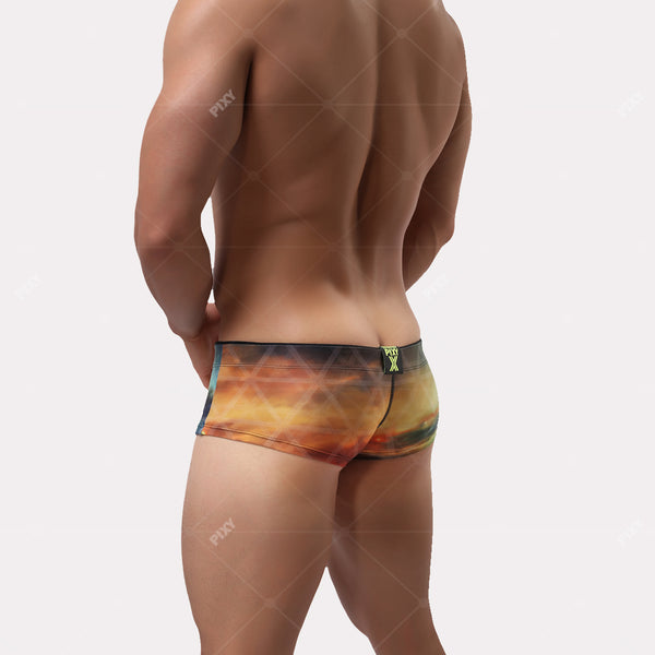 PIXY LOW RISE SQUARES TRUNKS-STAR DREAM