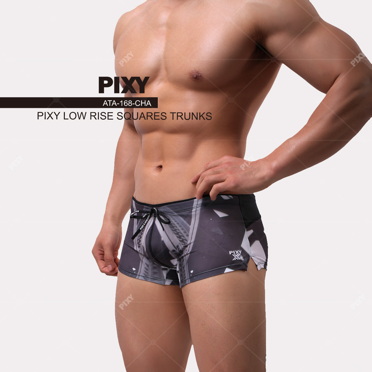 PIXY LOW RISE SQUARES SWIM AND GYM GEAR