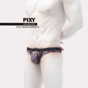 PIXY POUCH MAX LOW RISE SWIM BRIEFS-PAISLEY