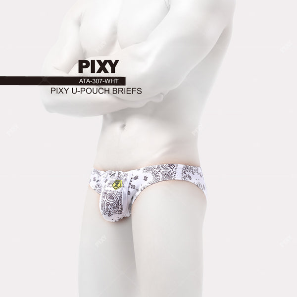 PIXY POUCH MAX U-POUCH BRIEFS-PAISLEY