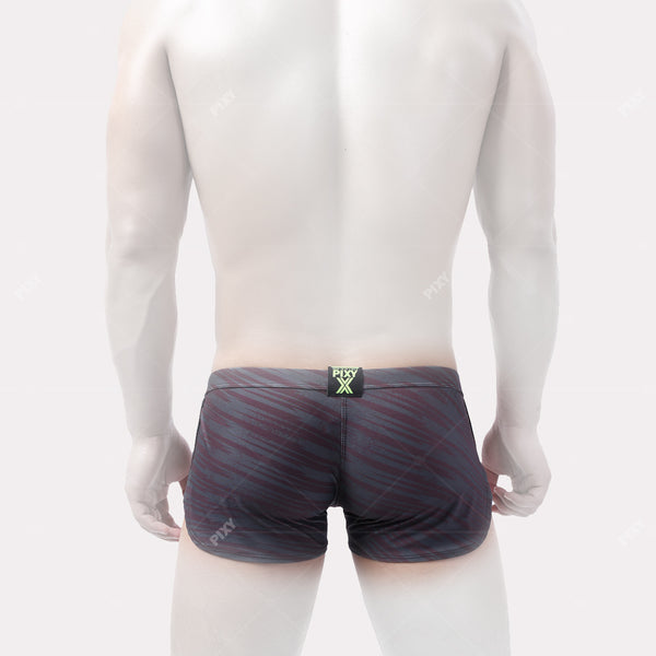 PIXY SWIM & GYM SHORTS-THUNDER WAVES