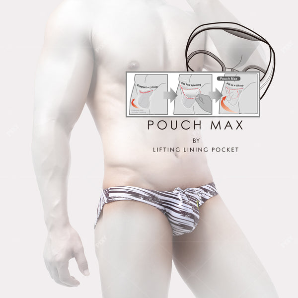 PIXY POUCH MAX U-POUCH BRIEFS-THUNDER WAVES