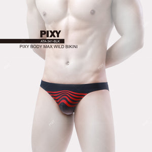 PIXY BODY MAX WILD BIKINI-BLACK