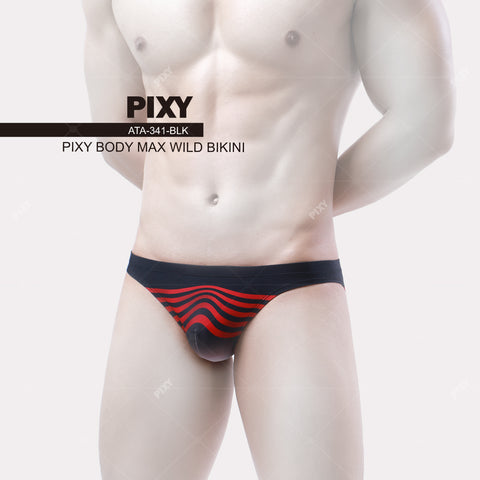 PIXY BODY MAX WILD BIKINI-BLACK